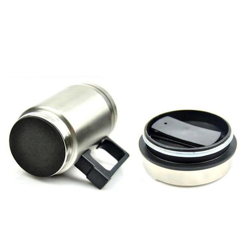 Автомобильная электрическая нагревательная чашка из нержавеющей стали с контролем температуры, чашка для воды, водонагреватель, головка прикуривателя