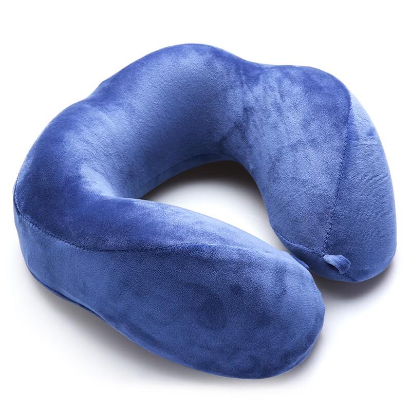 Lanlv Memory Foam Hooded Travel Neck Pillow