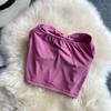Women's New Summer Fashion Summer Slim Beautiful Back High Quality Soft Sexy Elastic Tank Top Solid Color Tank Top