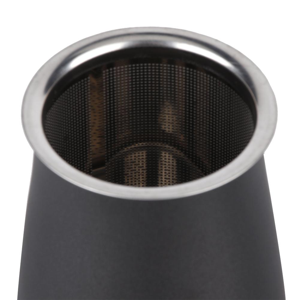 Сито из нержавеющей стали для кофейного порошка, фильтр-чашка, аксессуары для кофеварки, черный