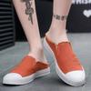 Slides Canvas Summer Men's Shoe Casual Y2k Male Slipper With Stylish Hot Rubber Comfortable Low Price Clappers 2024 Original