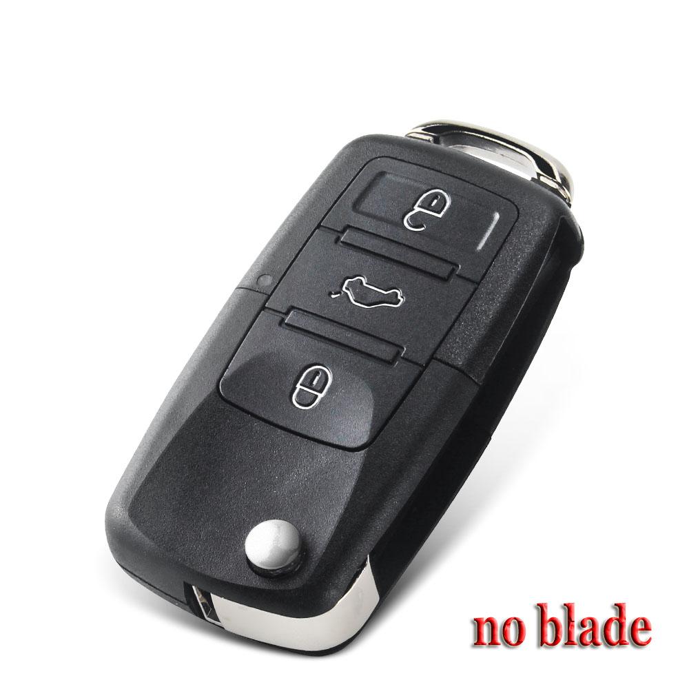 KEYYOU 2/3/4 Buttons Remote Flip Folding Car Key Shell For VW Volkswagen MK4 Bora Golf 4 5 6 Passat Polo Bora Touran Case