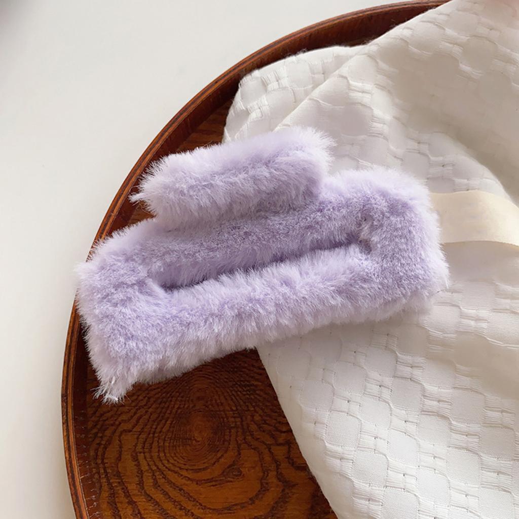 Yousheng Женская плюшевая заколка для волос с дизайном «пружинная задняя часть головы», большая заколка для волос, прямоугольный зажим для волос в виде акулы, аксессуар для волос