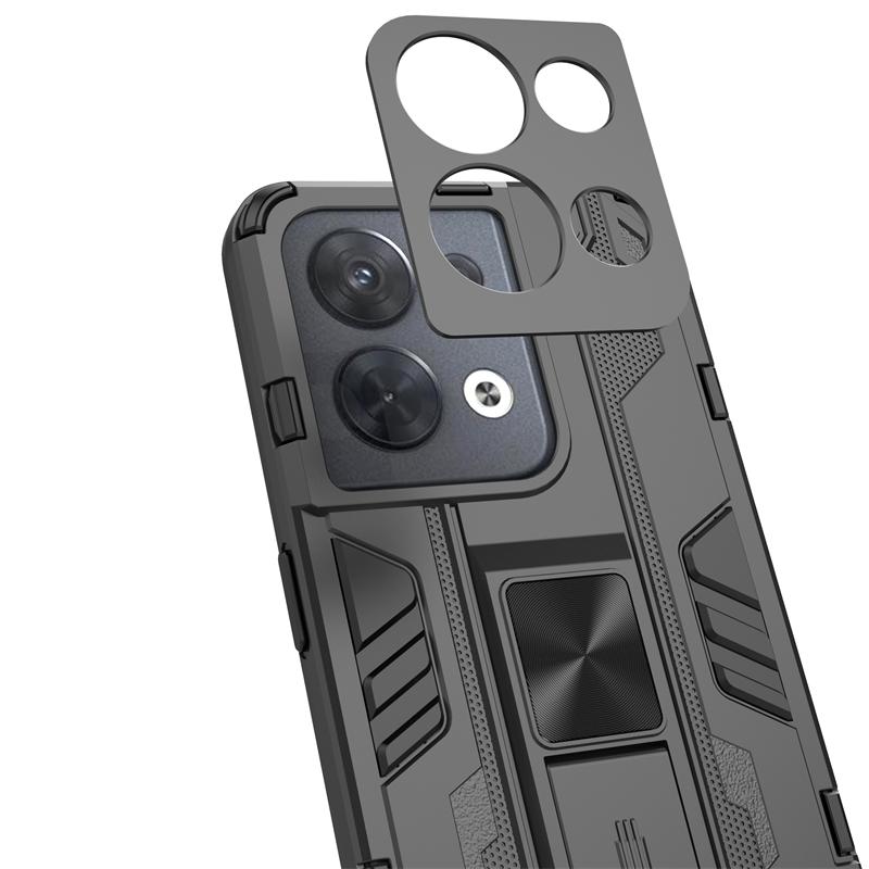 Для OPPO Reno 8 Pro 5G чехол роскошный магнитный автомобильный держатель чехол для телефона для OPPO Reno8 Reno 8 Pro + Plus противоударный бронированный задний чехол