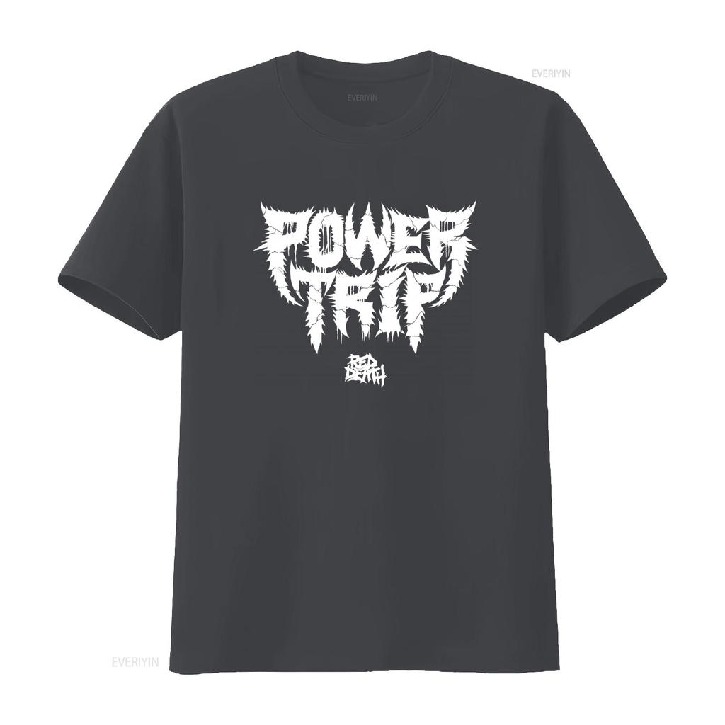 Power Trip Death Metal Band Print T Shirt 2019 Tour Design vintage Washed Comfortable Stretched Stylish graphic Slightly homme