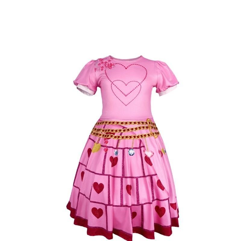 Character Red Descendants Princess Bridget Stage Performance Costume Set Cosplay