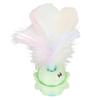 Cat Feather Toy Electric Automatic Rotation Kitten Toy Interactive Anxiety Reduction Cat Toy for