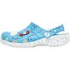 The Smurfs X Classic Clog Kids Allover Print Kids Sneakers Blue White 210821-90H
