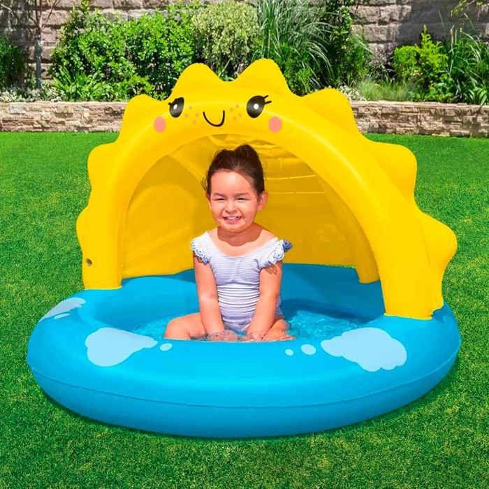 Детский бассейн с надувным навесом Sunny Days™
