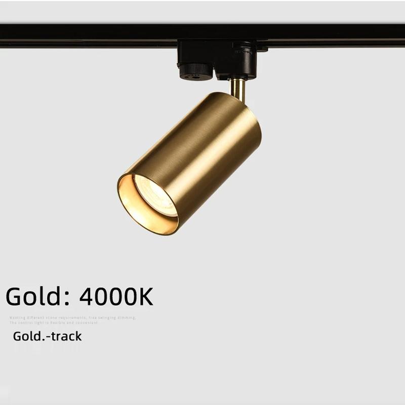 GU10 светодиодный потолочный прожектор трековый светильник точечный светильник рельсовый для магазина кухня украшение дома спальня лампы гостиная