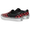 Vans CLASSIC SLIP ON Low Top Skateboard Shoes Unisex Red Black Sneakers VN000DCMBRR1