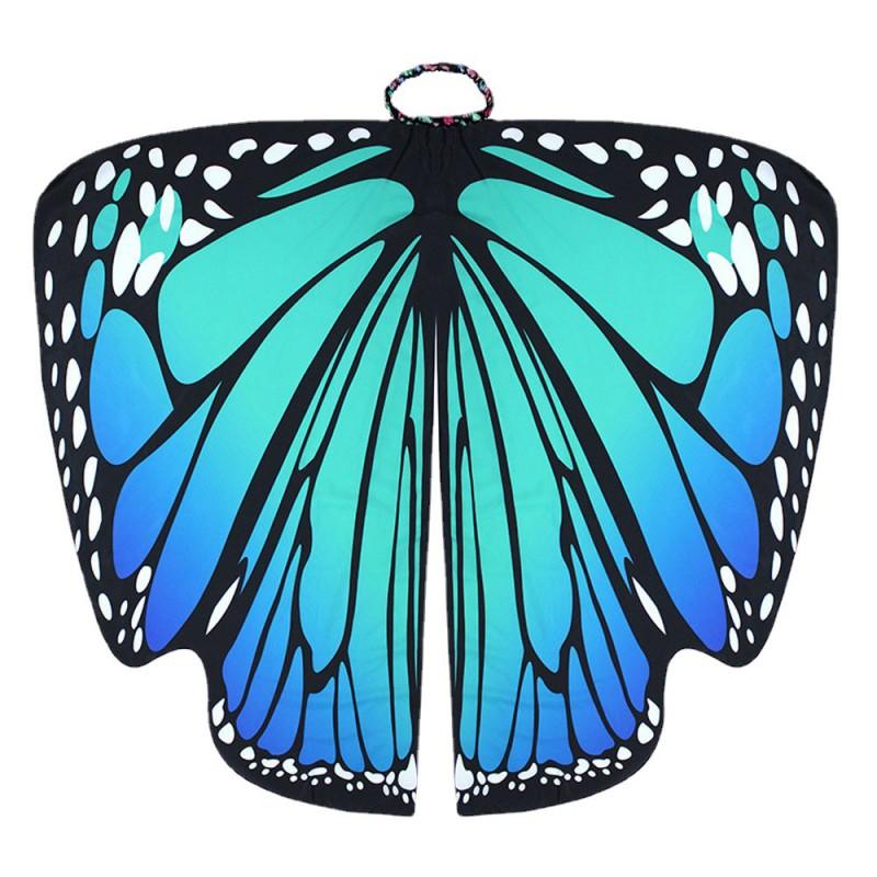 Halloween Butterfly Wings Cape Cosplay Costume Adults Role Play Party Wear