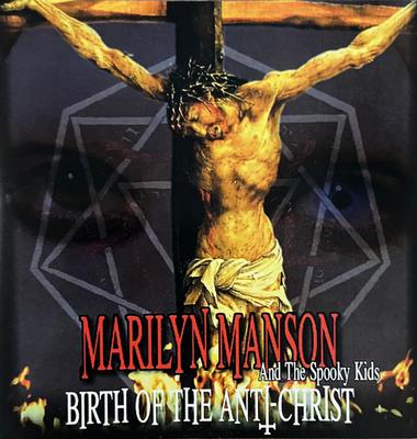 CD MARILYN MANSON & SPOOKY KIDS - Рождение Антихриста ILLUSIONCD2001 Nightingale Rec 2000 Япония Рок Б/У