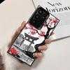 Японский минималистичный чехол для телефона с изображением сосны для Samsung Galaxy S24 S25 FE S26 Edge S23 Ultra S22 Plus S21 + Ударопрочный чехол B