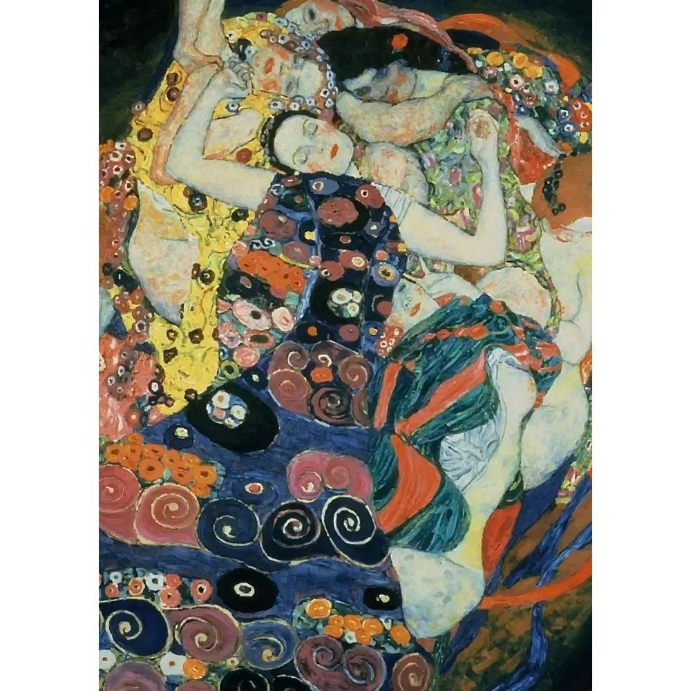 Classic Abstract Figure Artworks of Gustav Klimt, Including "The Kiss" and "The Tree of Life" Home Decor Gifts.