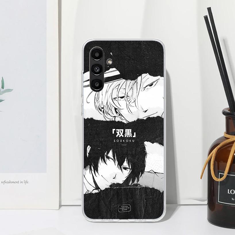Чехол для телефона Bungo Stray Dogs Double Black для Samsung Galaxy A17 A37 A57 A16 A26 A36 A56 A15 A25 A35 A55 A14 A24 A34 A54 A13 A23