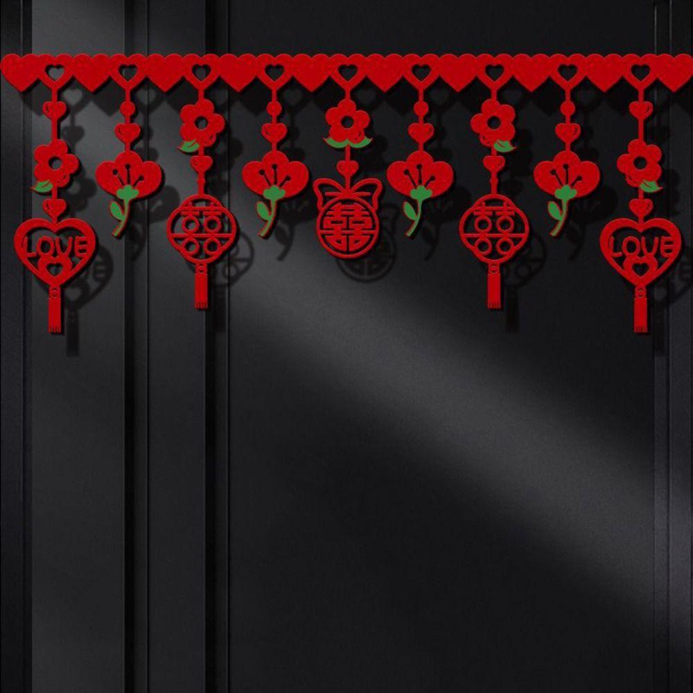 Нетканый подвесной баннер в китайском стиле, настенный подвесной декор для дверей, штор