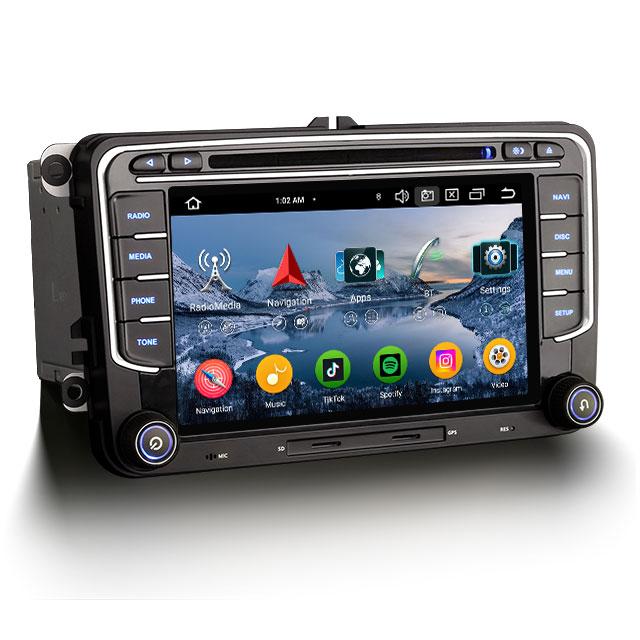 EU Stock Erisin ES6735VN Android 14 Head Unit for Volkswagen with Carplay Support All-in-one Car DVD GPS System