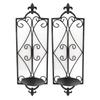 2pcs Wall Sconce Candle Holder Hanging Iron Wall Candle Sconce Holder Wall Decorations for Living
