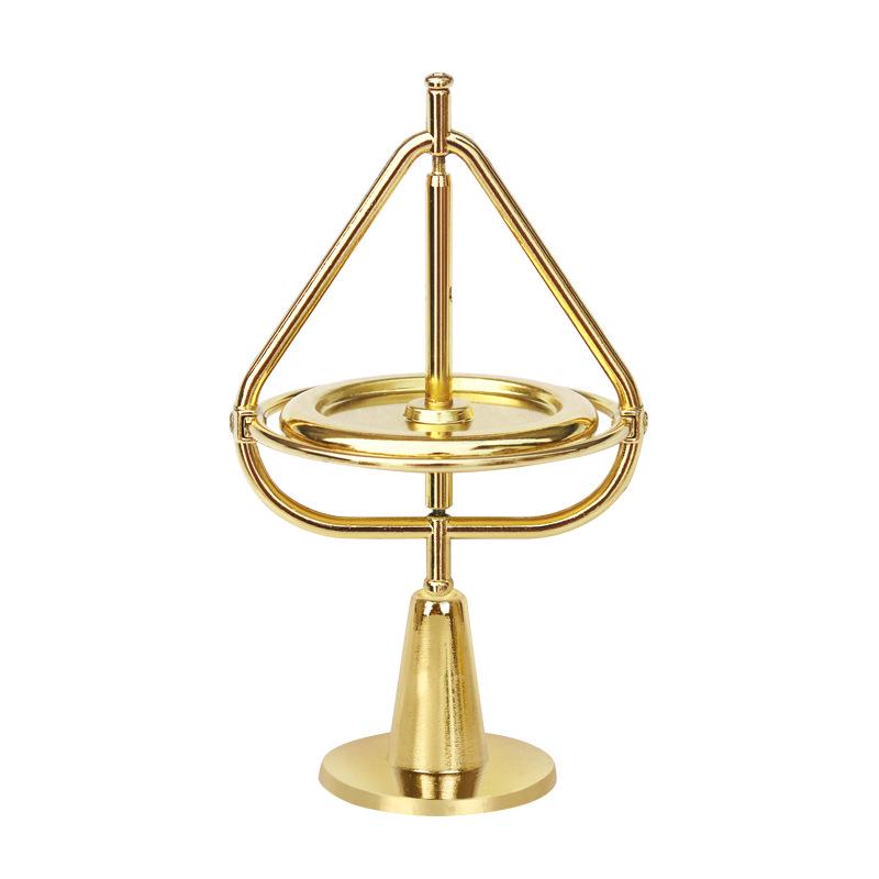 Colorful Metal Gyroscope Rotating Ornament Decompression Toy