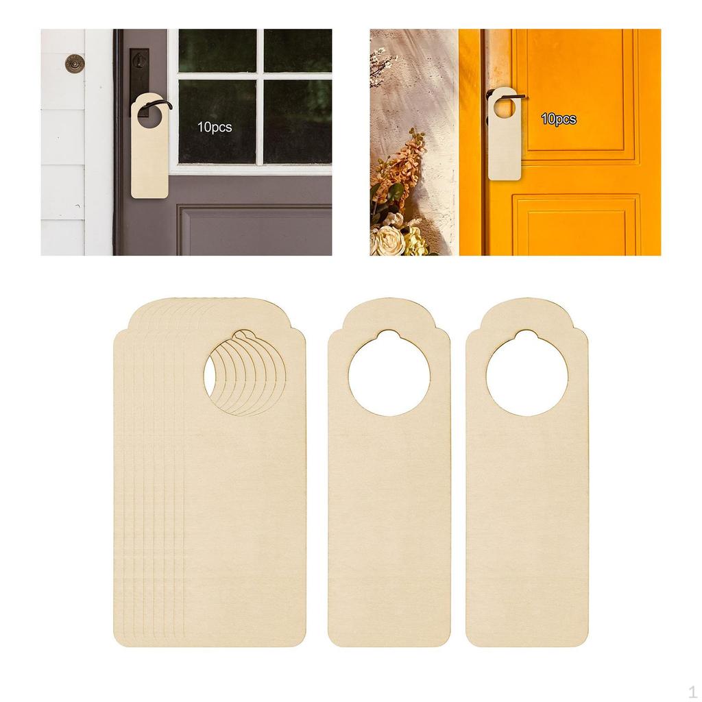 10x дверная ручка, вешалка, пустые знаки, напишите свои собственные сообщения, деревянная доска для спальни, для дома