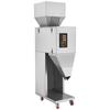 Particle Filling Machine, 0.022-2.2 lbs/10-1000g, Automatic Filler Machine with Foot Pedal, Stainless Steel Weighing Filling Machine, Weigh Filler for