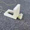 Desktop Wire Guide Piece, Plastic Cable Clip with Rear Cord Post and Side Grip Form for Table Cord Placement Daily