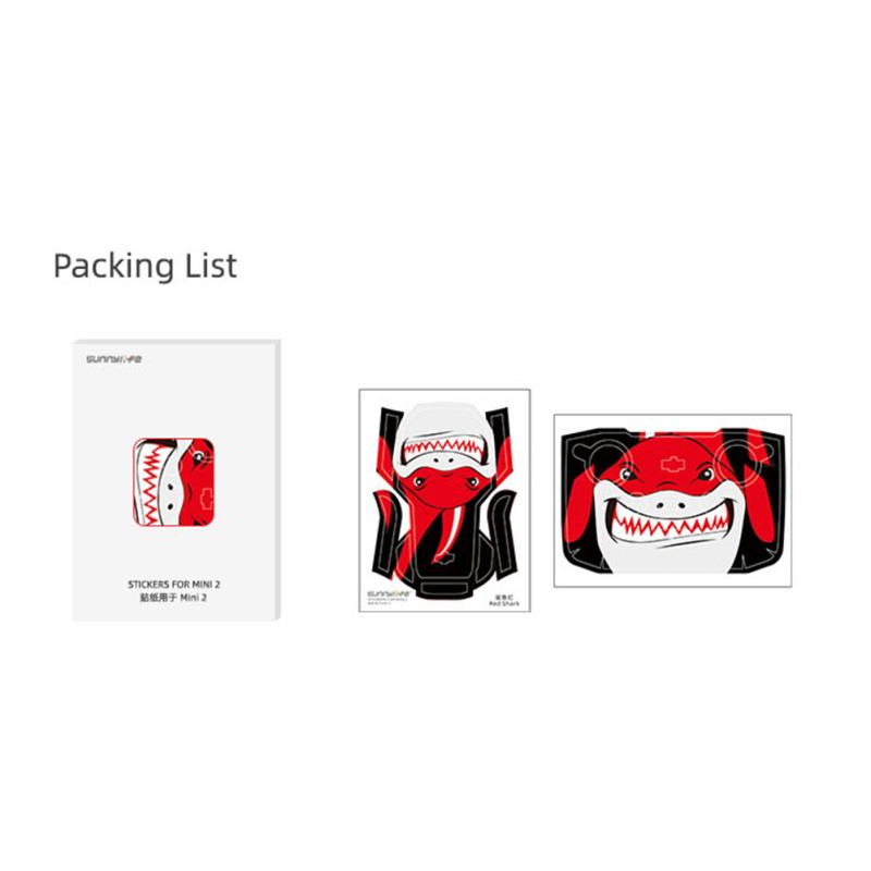 Наклейки с защитой от царапин Sunnylife для DJI Mini 2, аксессуары для защиты рук и тела дрона, пульт дистанционного управления