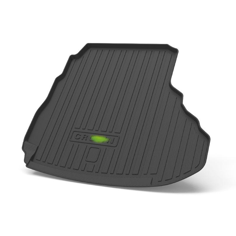 2021 Toyota Crown Зарубежный коврик в багажник: Водонепроницаемый, экологичный коврик для заднего пола автомобиля из ТПЭ.