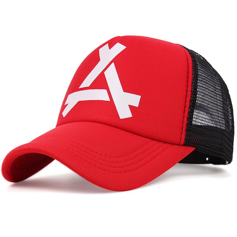 Fashion Breathable Net Hat Letter Baseball Hat Men Women Adjustable Hip Hop Snapback Caps Adult Unisex Sunshade Cowboy Hat