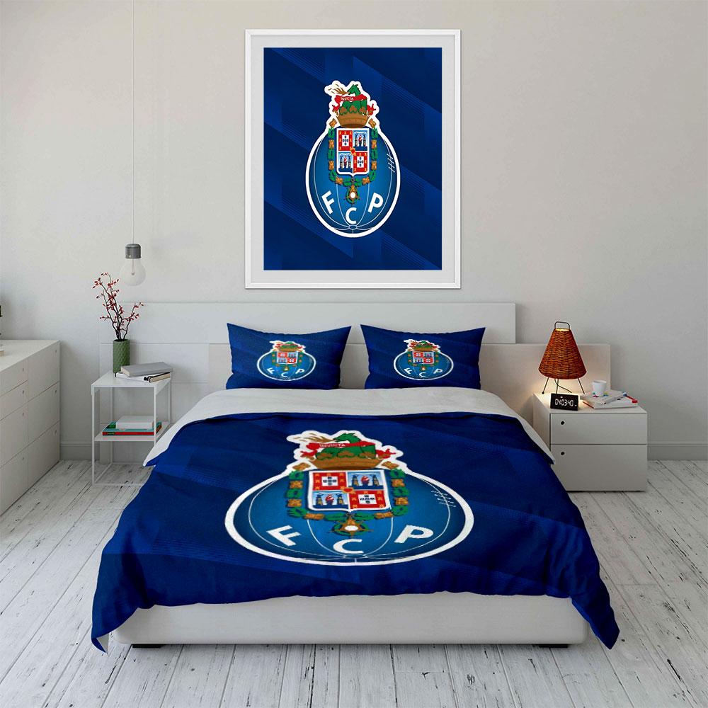 Club crest on blue. Bedding sets Duvet cover sets Duvet covers Pillowcases(1 * Duvet Cover 2 * Pillowcases without duvet insert)