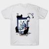 Футболка женская Anton Pieck Black Cats Harajuku Print Kawaii футболка летняя женская футболка с коротким рукавом топ футболка