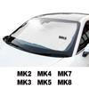 Для VW Golf MK2 MK3 MK4 MK5 MK6 MK7 MK8 солнцезащитные аксессуары солнцезащитные козырьки на лобовое стекло автомобиля солнцезащитные козырьки на переднее окно