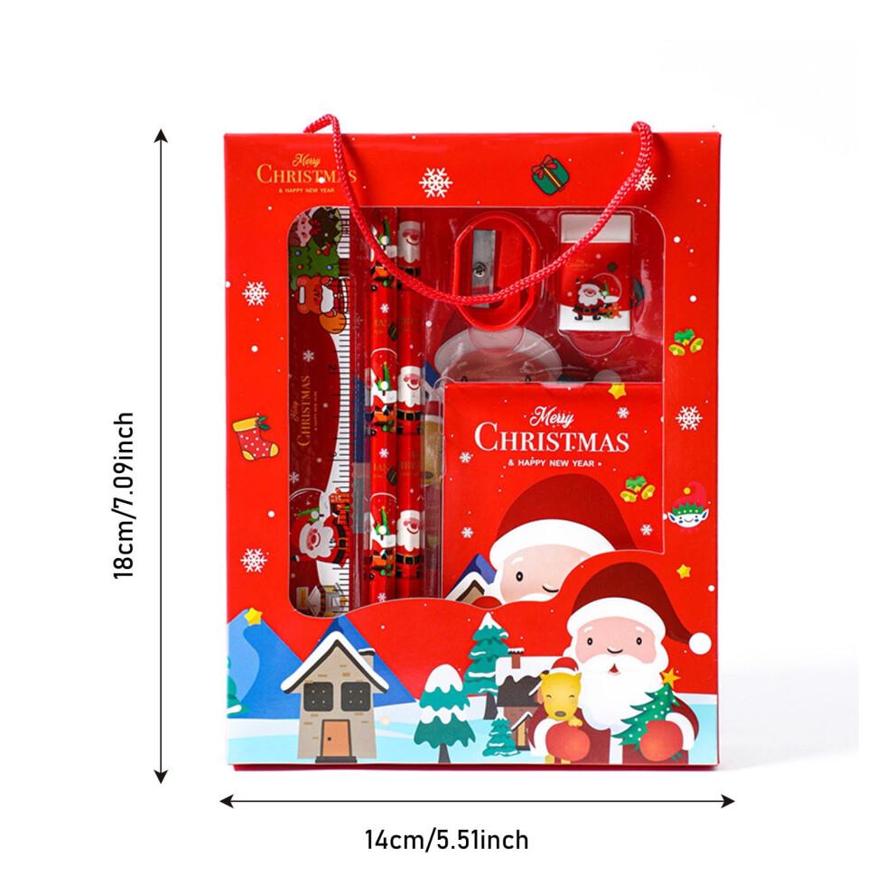 Christmas handheld stationery set 6 pieces