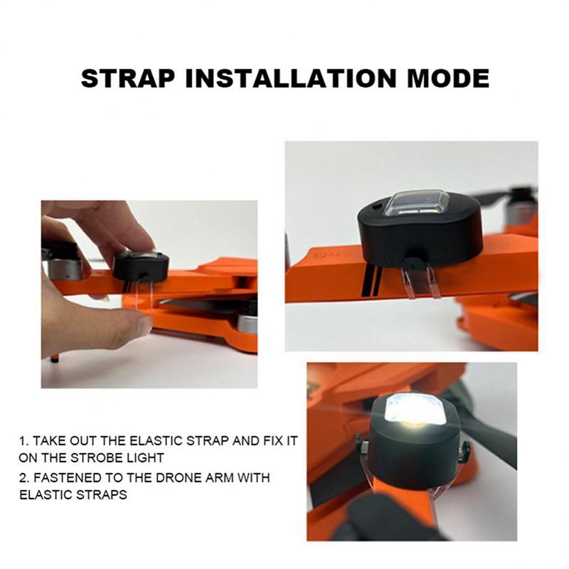 Мини-сигнальный свет, стробоскопы для самолетов, 7 цветов, светодиодный поворотный светильник для мотоцикла, стробоскоп для дрона, велосипедный стробоскоп для автомобиля, велосипеда