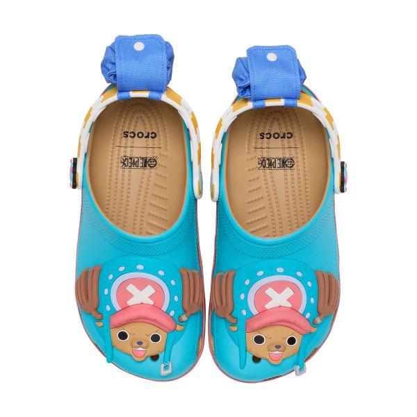 One Piece x Crocs Классические клоги Тони Тони Чоппер Унисекс Кроссовки Синий Мульти-Цвет 212794-90H