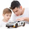 1:32-масштабная модель автомобиля Lambo LP780, игрушечный автомобиль из цинкового сплава со звуком и светом для детей, мальчиков и девочек