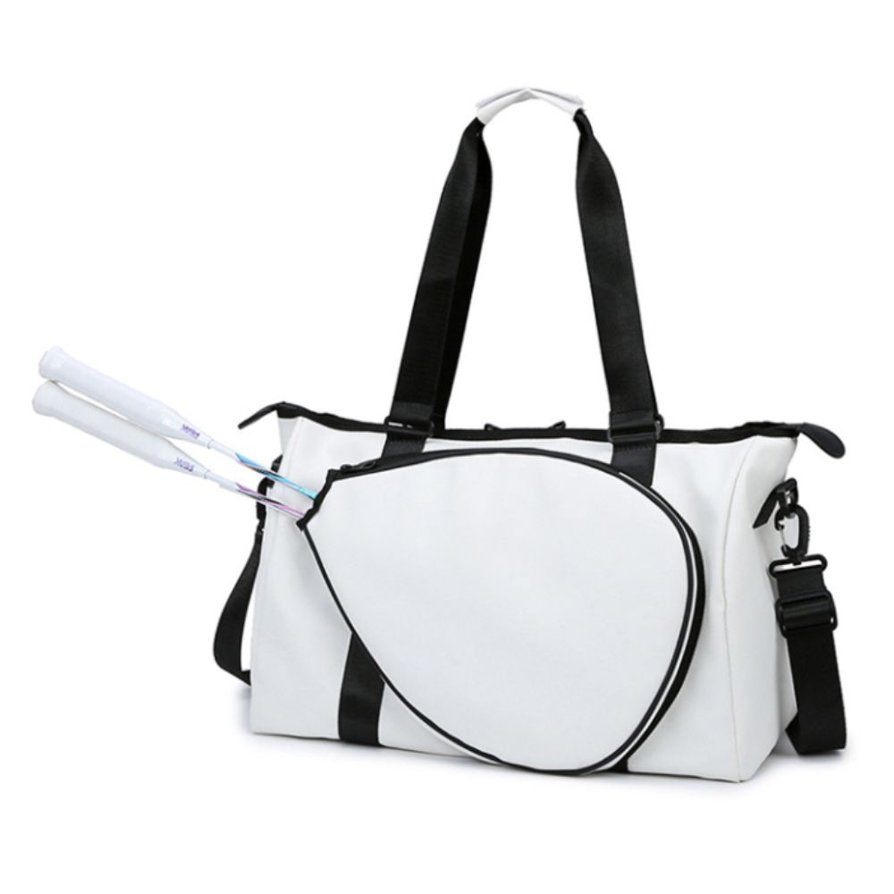 Large Capacity Tennis Racket Bag Adjustable with Handle Tennis Shoulder Bag Multi-layer Beauty Sports Fitness Bag Women Men