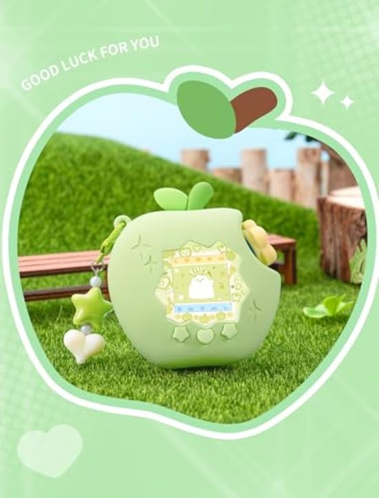 Чехол для Tamagotchi Paradise, совместимый с Apple, 3D, 4 штуки, защитный силиконовый чехол со сменной лицевой панелью и колпачком для циферблата, милый, амортизирующий, устойчивый к царапинам.