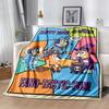 Halloween Bluey Gang Blanket Soft & Cozy Suitable for Sofa Couch Bed Four Seasons Multipurpose Modern Style Birthday Christmas Gift Blanket