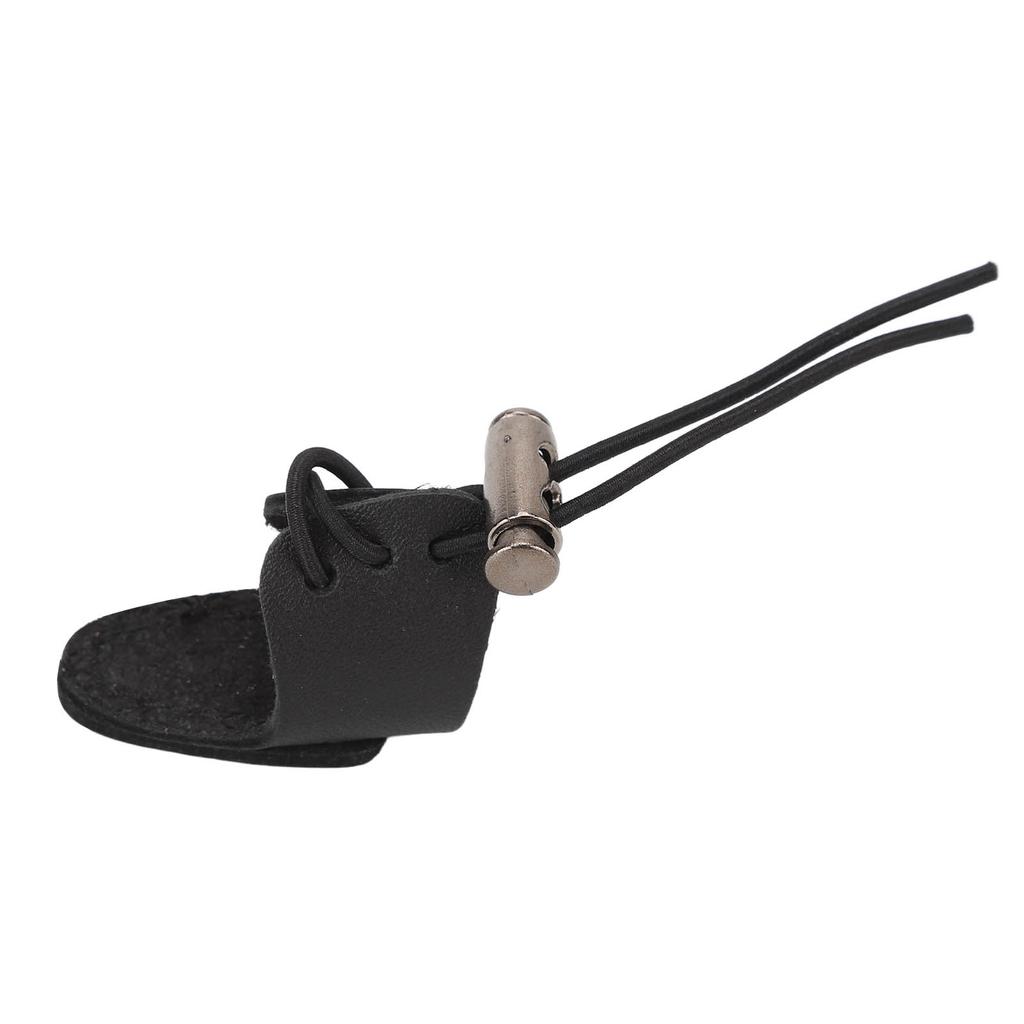 Archery Finger Guard Cowhide     Elastic Finger Tab for 20 to 50lb Bow