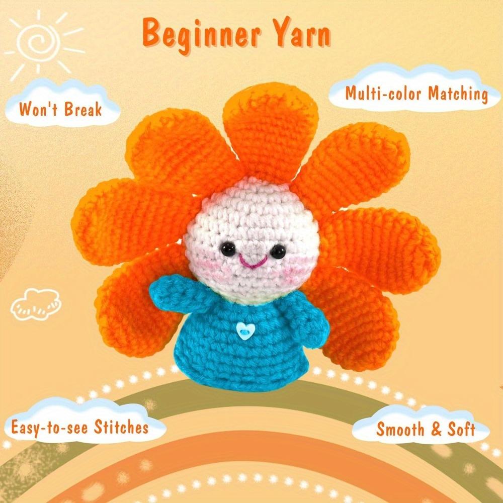 6pcs Yarn Soft Cotton-Nylon Blend Easy-to-Use Yarn for Hand Knitting Crocheting Beginner Crochet Yarn