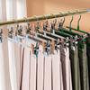 5 шт. ветрозащитная металлическая вешалка для одежды, домашних брюк, пальто, нескользящие сушильные вешалки с регулируемыми зажимами, органайзер для хранения в шкафах