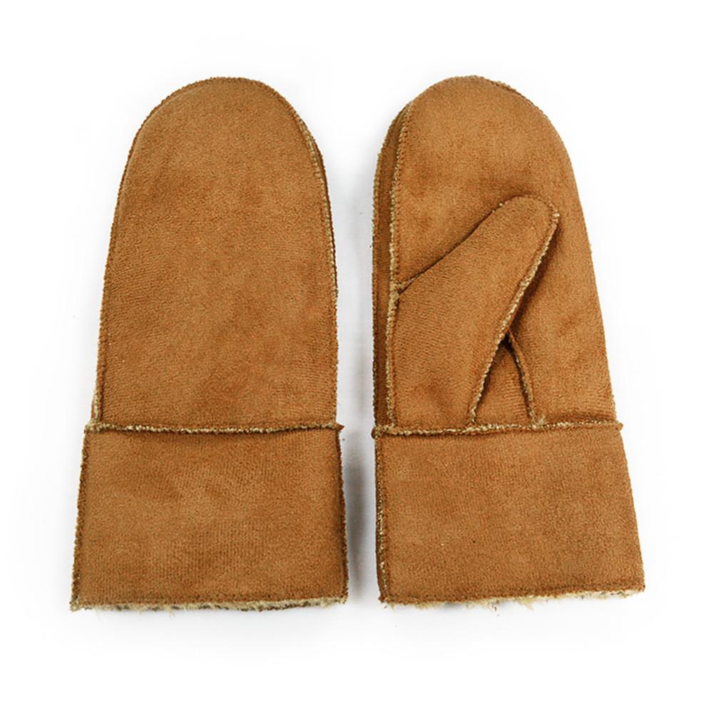 Уютные мужские зимние перчатки для улицы из толстой и прочной искусственной кожи