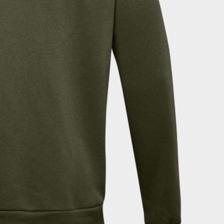 Under Armour Logo Print Hoodie With Drawstring Men Tops Green 1357939-390