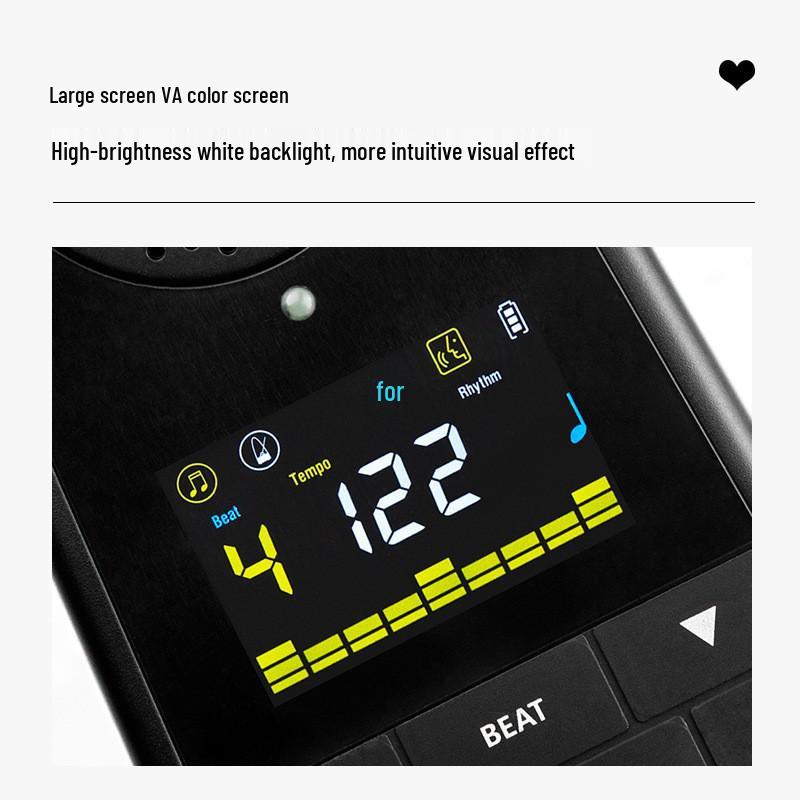 Перезаряжаемый Bluetooth-метроном Anoma со встроенным динамиком и универсальным держателем для пианино, скрипки и барабанов