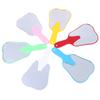 1 Pcs Dental Color Tooth Shape Mirror Dental Examination Oral Mirror