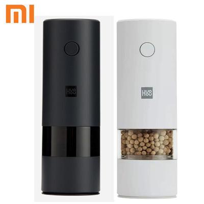 Электрическая автоматическая мельница Xiaomi Huohou, мельница для перца и соли, светодиодная подсветка, 5 режимов, зерно для перца, специй, фарфоровая мельница для кухни
