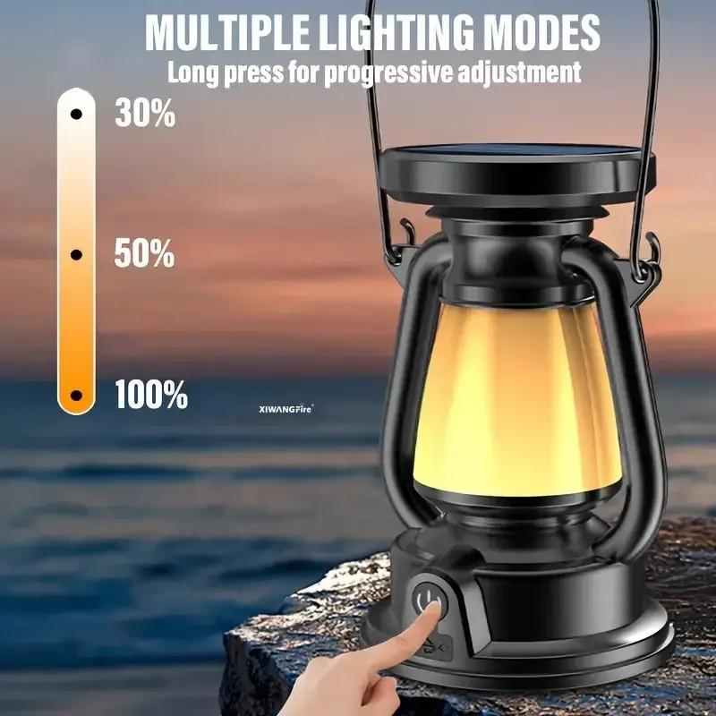 Ретро Фонарь на аккумуляторе для детей - Безопасный светодиодный Хэллоуин/Рождество для игр на улице и ночник для спальни, дома/стола/бара