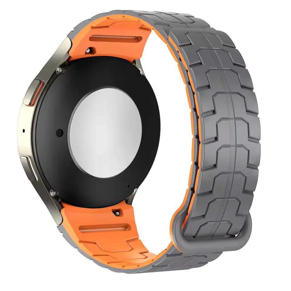 Силиконовый магнитный ремешок без зазоров 20 мм для Samsung Watch Galaxy 7 Classic 43 мм 47 мм 42 46 мм Для Galaxy 6 5 4 44 40 мм Ремешок 5Pro 45 мм Браслет